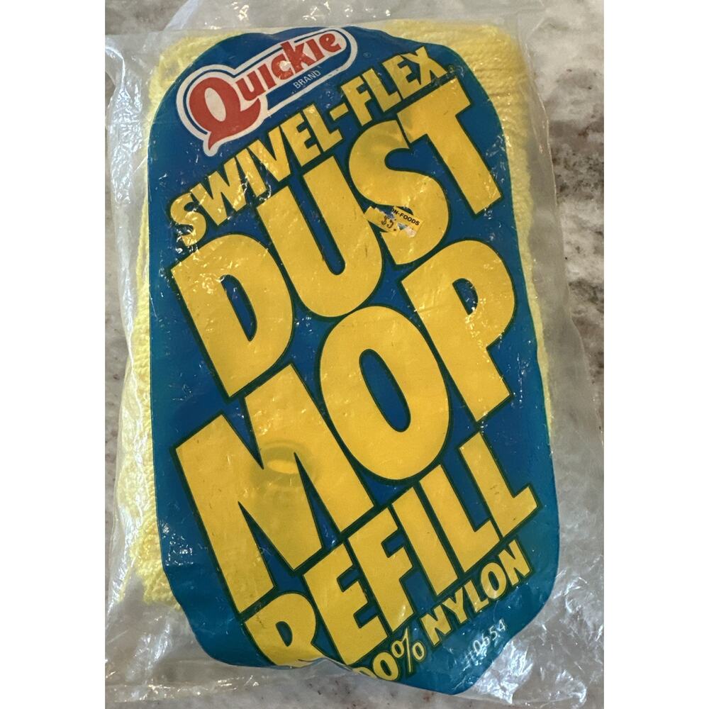 Quickie Swivel-Flex Dust‎ Mop Refill #0654 Type D New Sealed NIP USA